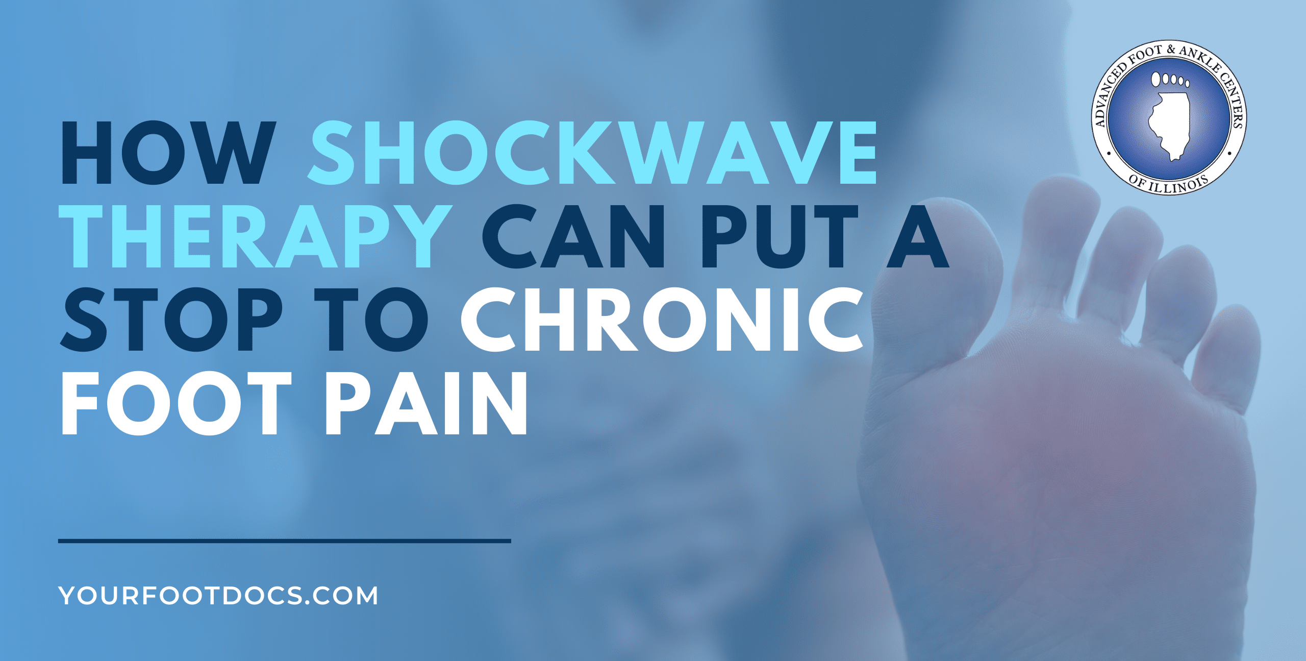 How shockwave therapy can put a stop to chronic foot pain graphic