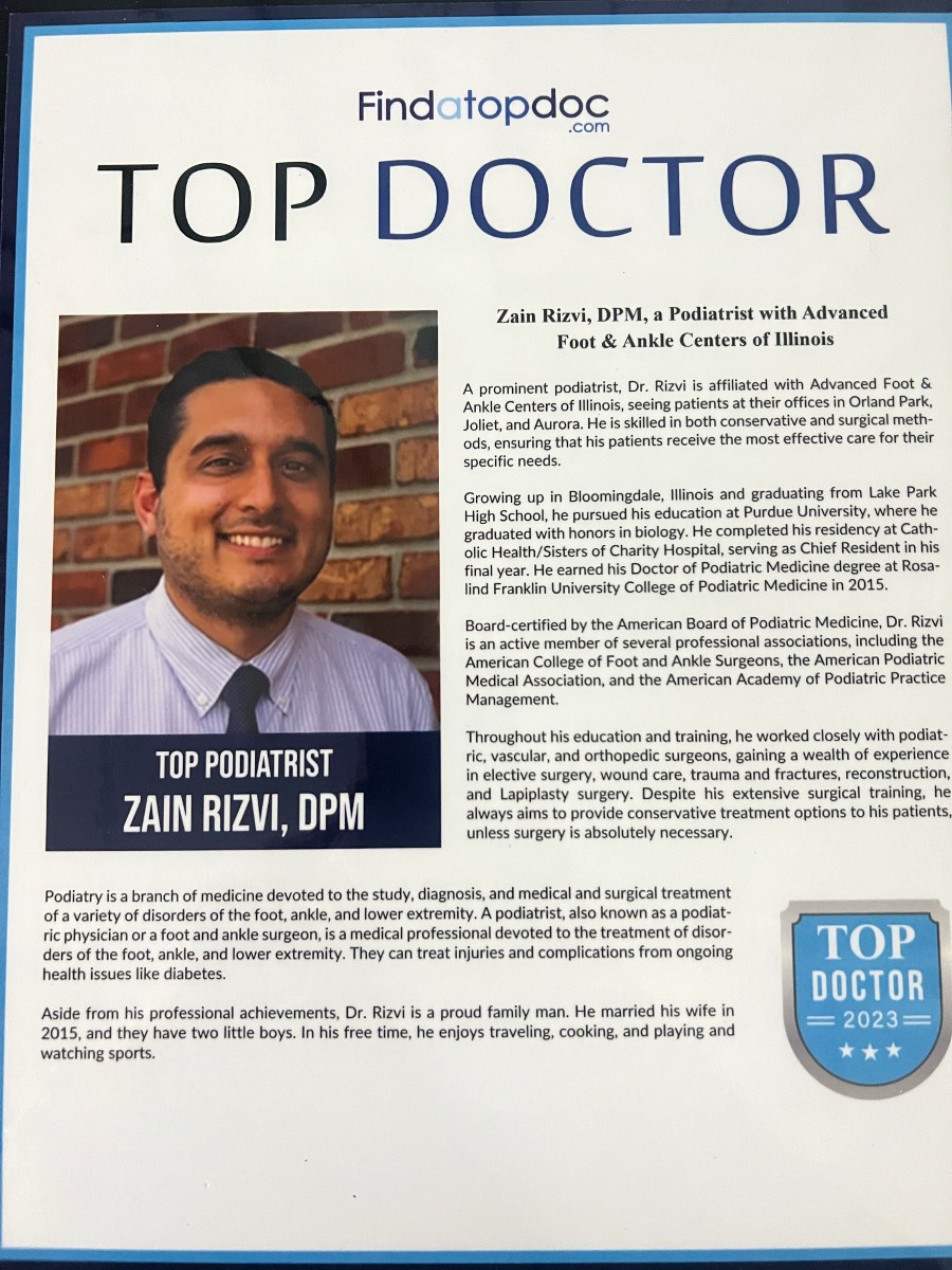 dr rizvi top doctor award